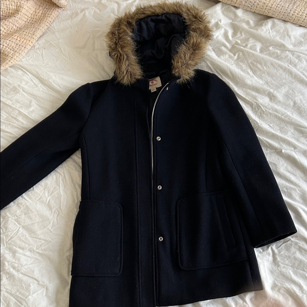 Brooks Brothers Navy Fleece Jacket